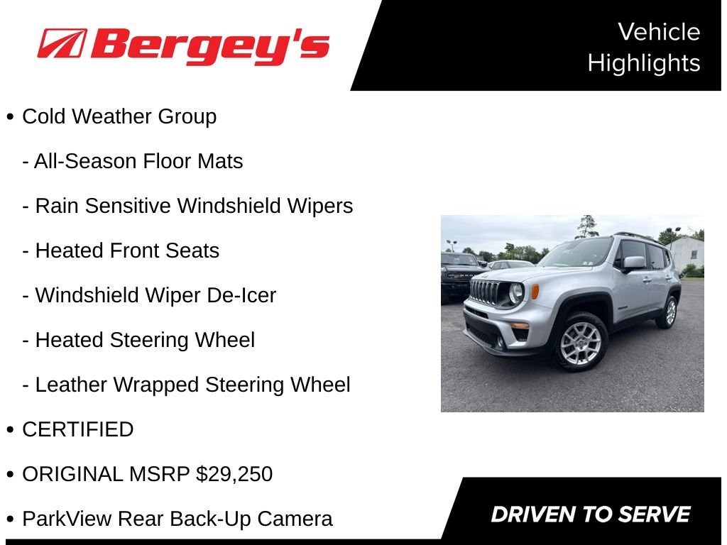 Used 2020 Jeep Renegade Latitude w/ Cold Weather Group AWD/4WD image 5