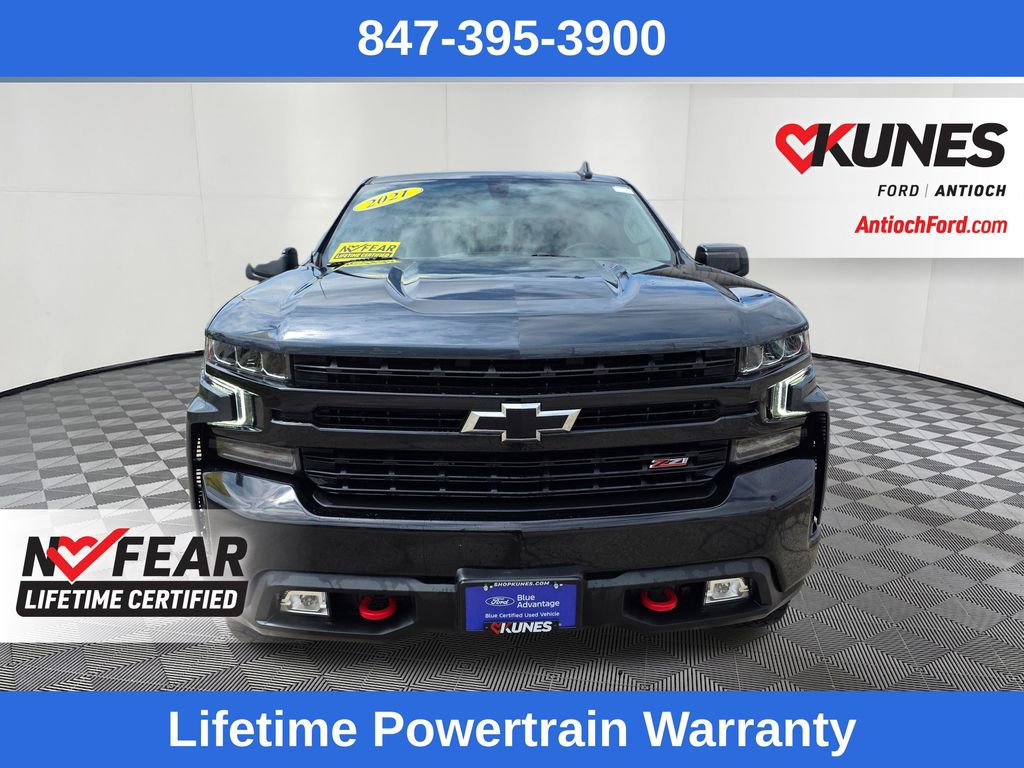 Used 2021 Chevrolet Silverado 1500 LT Trail Boss w/ Bed Protection Package AWD/4WD image 2