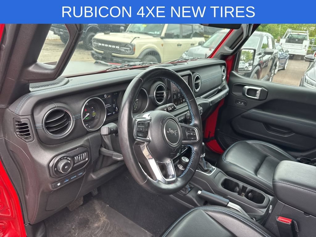 Used 2021 Jeep Wrangler Unlimited Rubicon 4xe w/ Steel Bumper Group AWD/4WD image 12