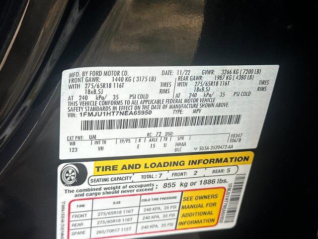 Certified 2022 Ford Expedition XLT RWD image 30