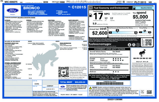 Certified 2023 Ford Bronco Badlands AWD/4WD image 51