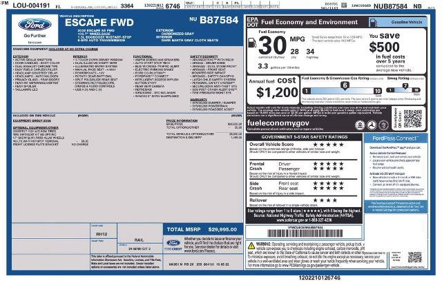 Certified 2022 Ford Escape SE FWD image 8
