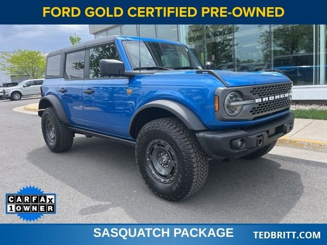 Certified 2025 Ford Bronco Badlands w/ Sasquatch Package
