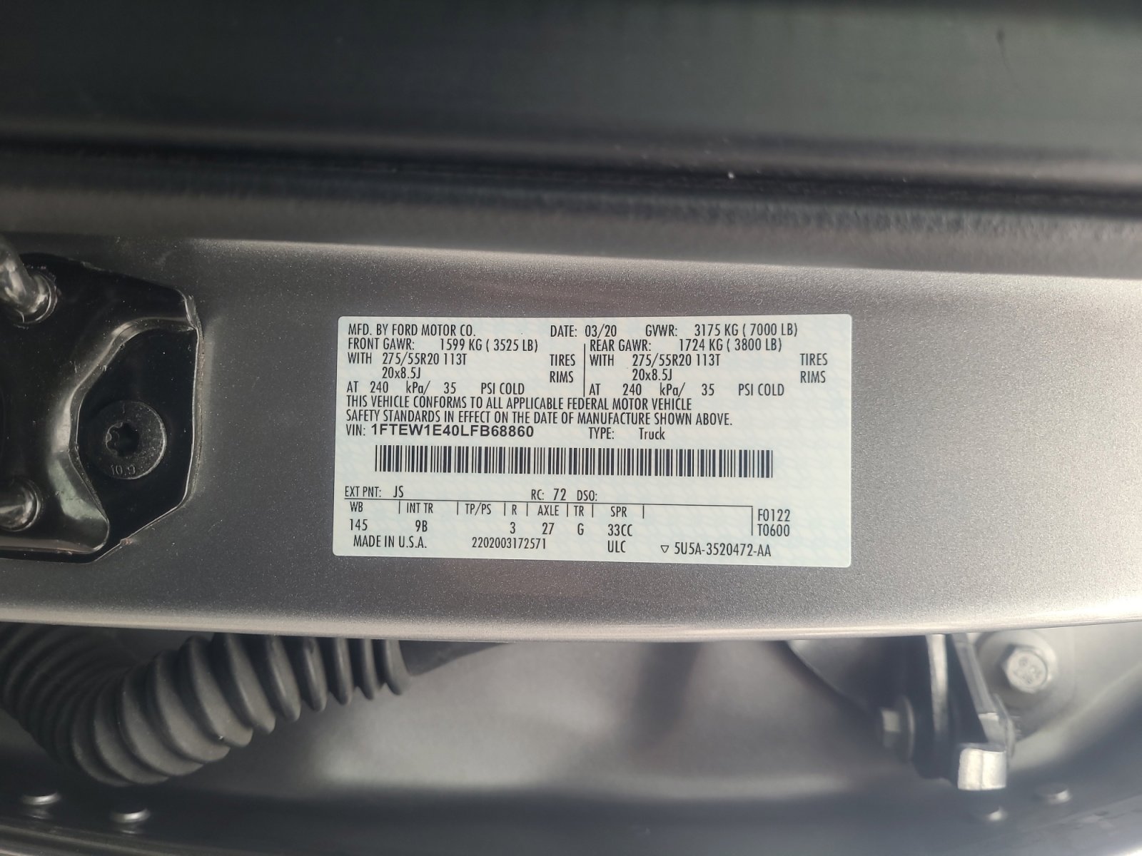 Certified 2020 Ford F150 Platinum image 25