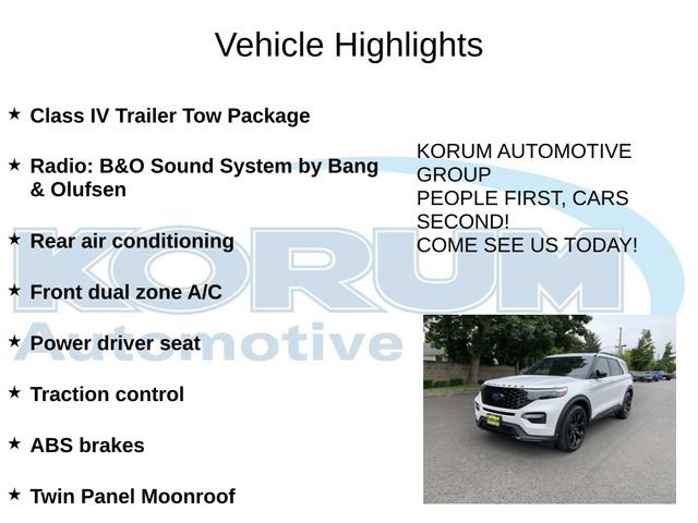 Certified 2022 Ford Explorer ST-Line w/ Class IV Trailer Tow Package AWD/4WD image 8