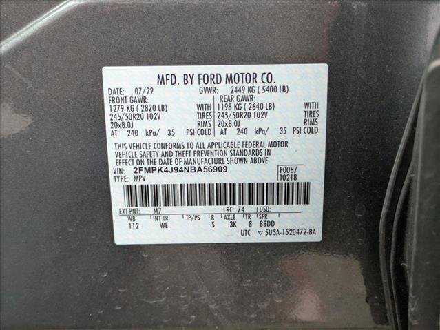 Certified 2022 Ford Edge ST-Line w/ Class II Trailer Tow Package image 16