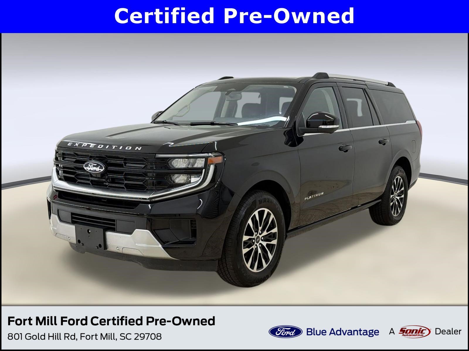 Certified 2025 Ford Expedition Max Platinum