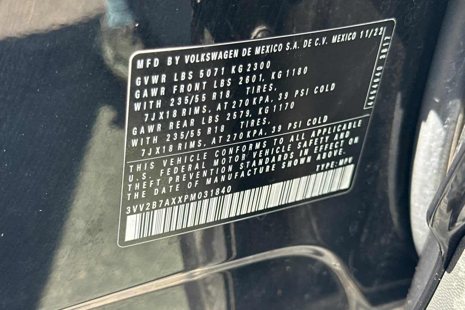 Used 2023 Volkswagen Tiguan SE AWD/4WD image 30