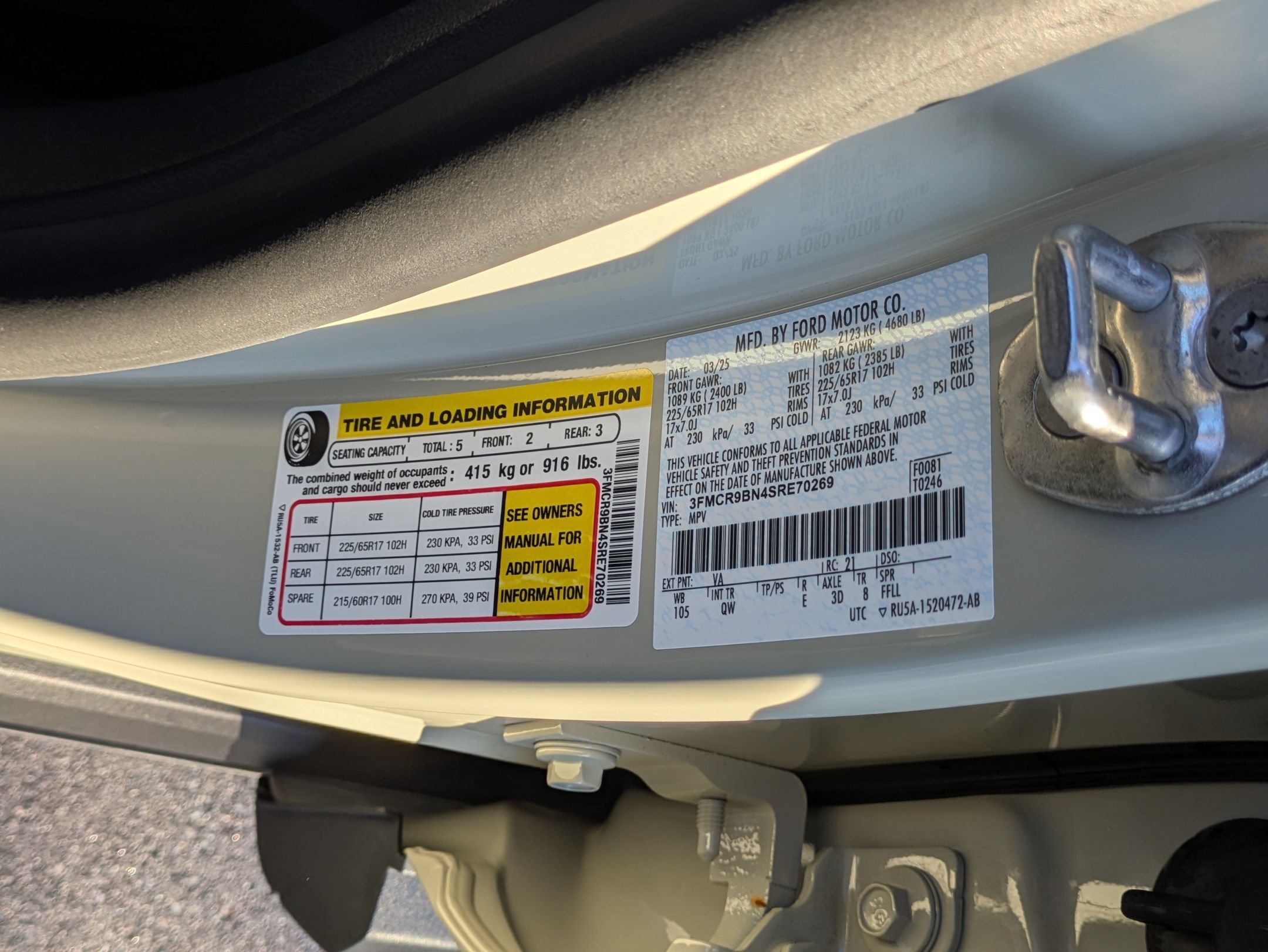 Certified 2025 Ford Bronco Sport Big Bend AWD/4WD image 43
