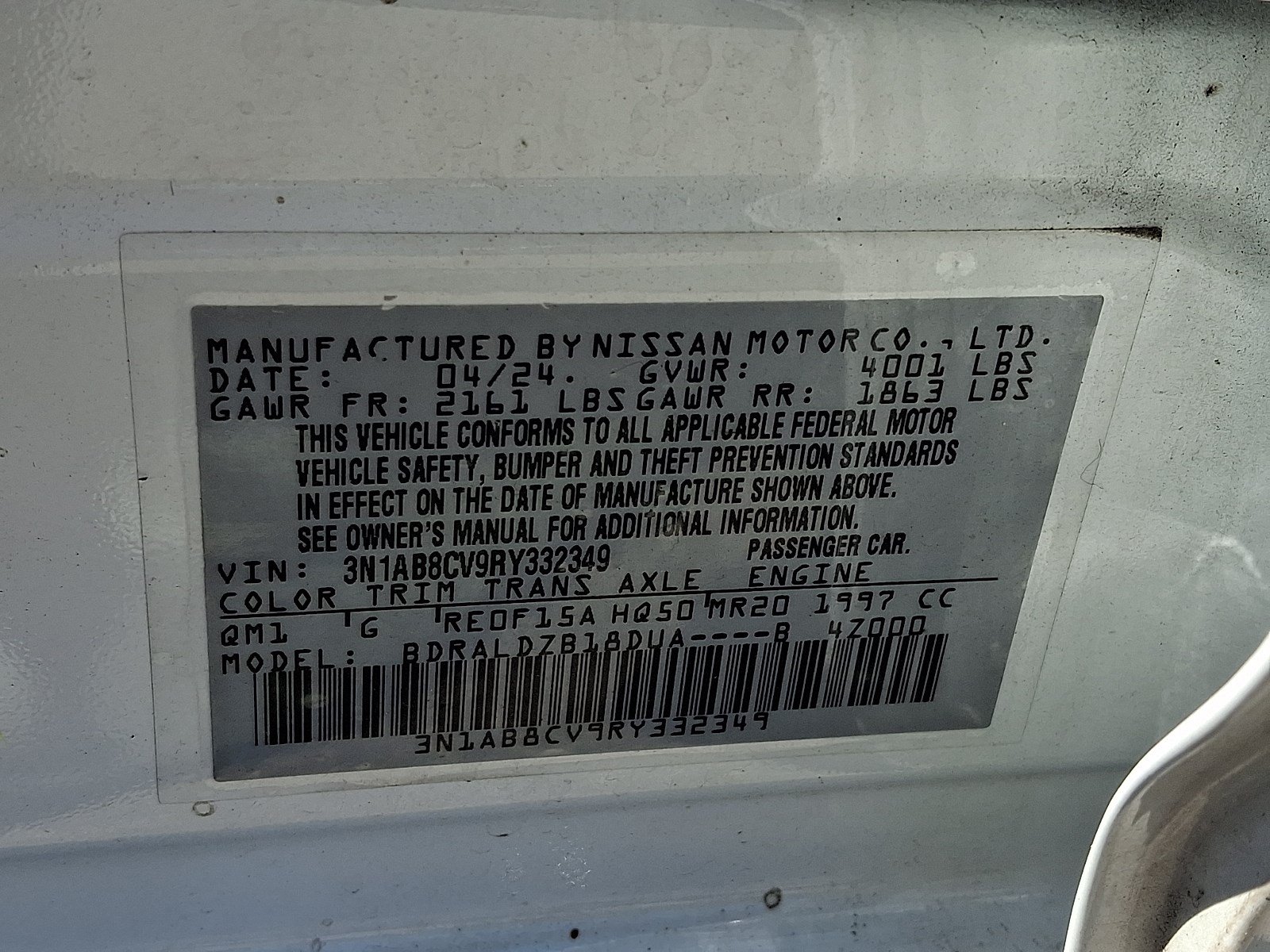 Used 2024 Nissan Sentra SV FWD image 26