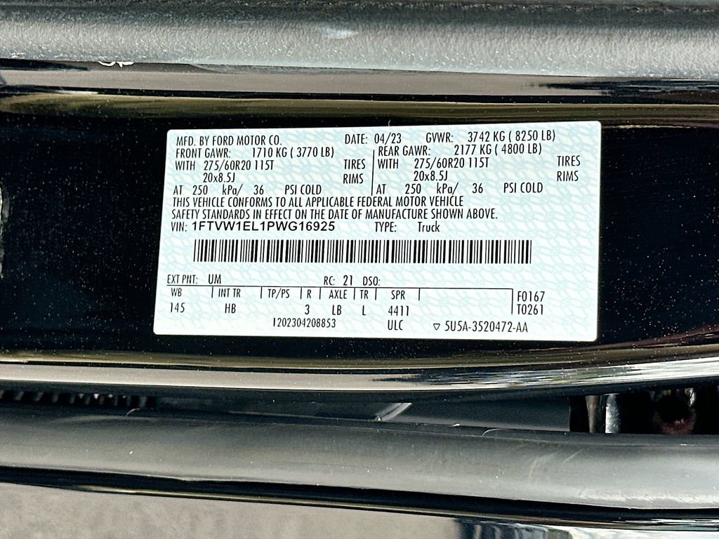 Certified 2023 Ford F150 Lightning Lariat w/ Max Trailer Tow Package AWD/4WD image 26