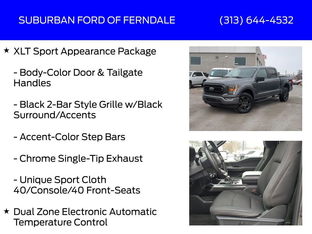 Certified 2022 Ford F150 XLT w/ Equipment Group 302A High image 17