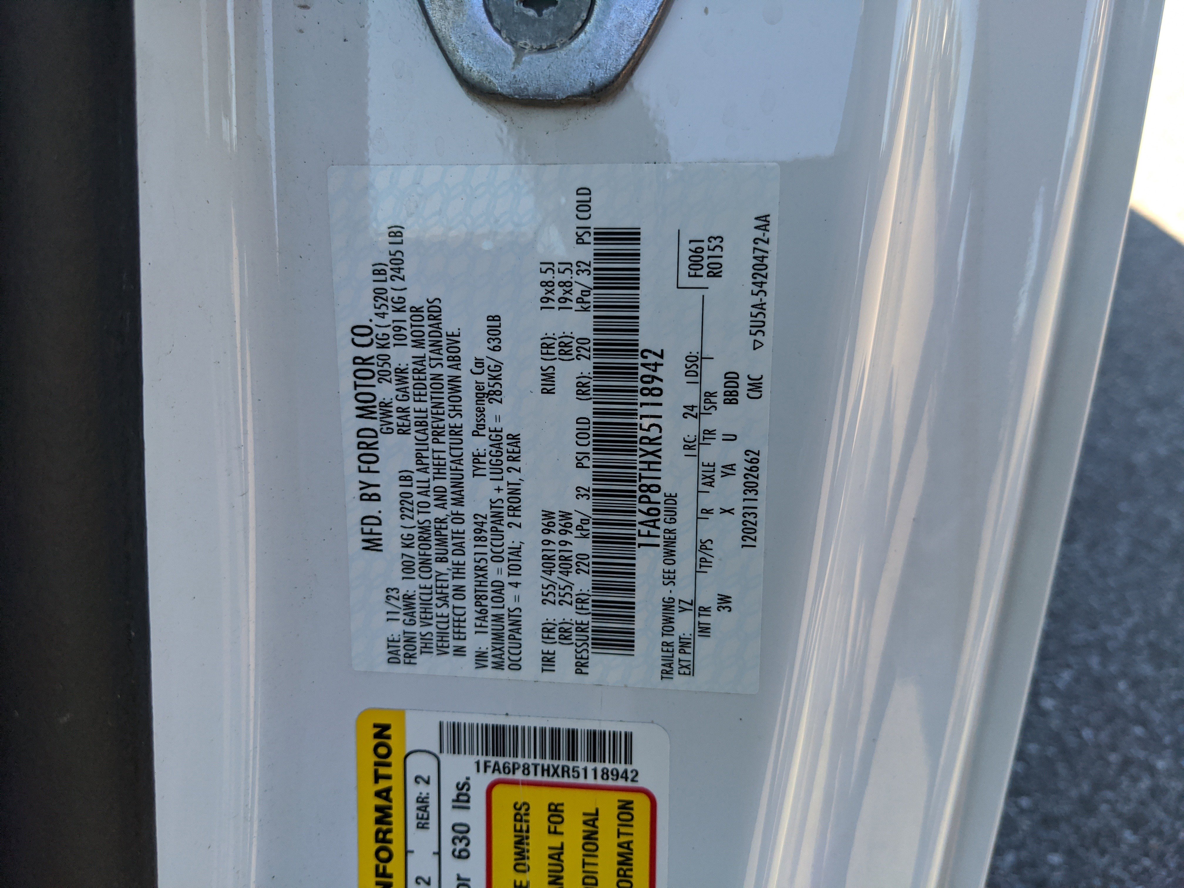 Certified 2024 Ford Mustang Premium image 36