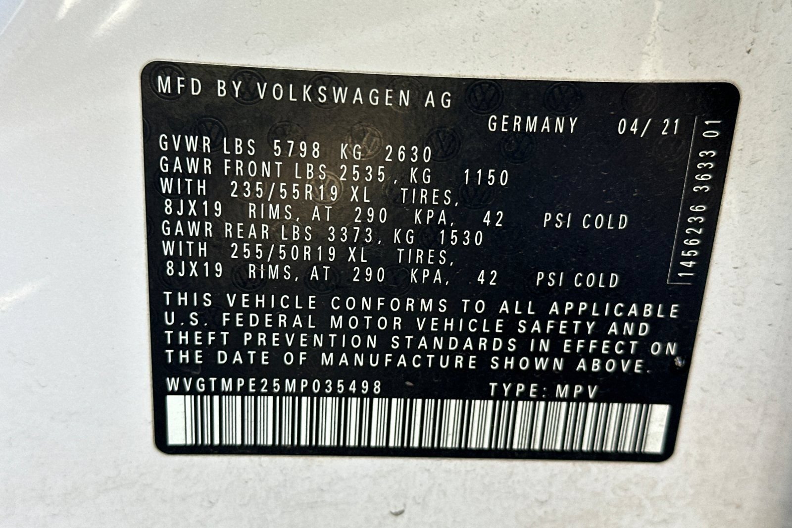 Used 2021 Volkswagen ID.4 Pro S w/ ID.4 Protection Package RWD image 26