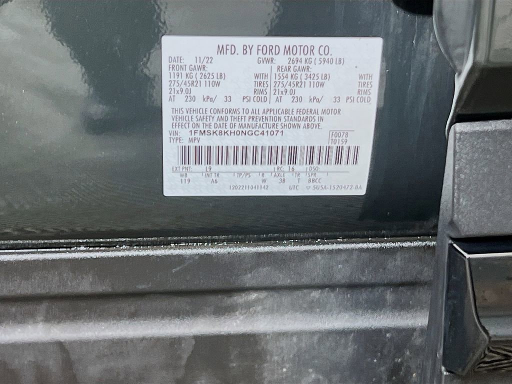 Certified 2022 Ford Explorer ST-Line w/ Class IV Trailer Tow Package image 40