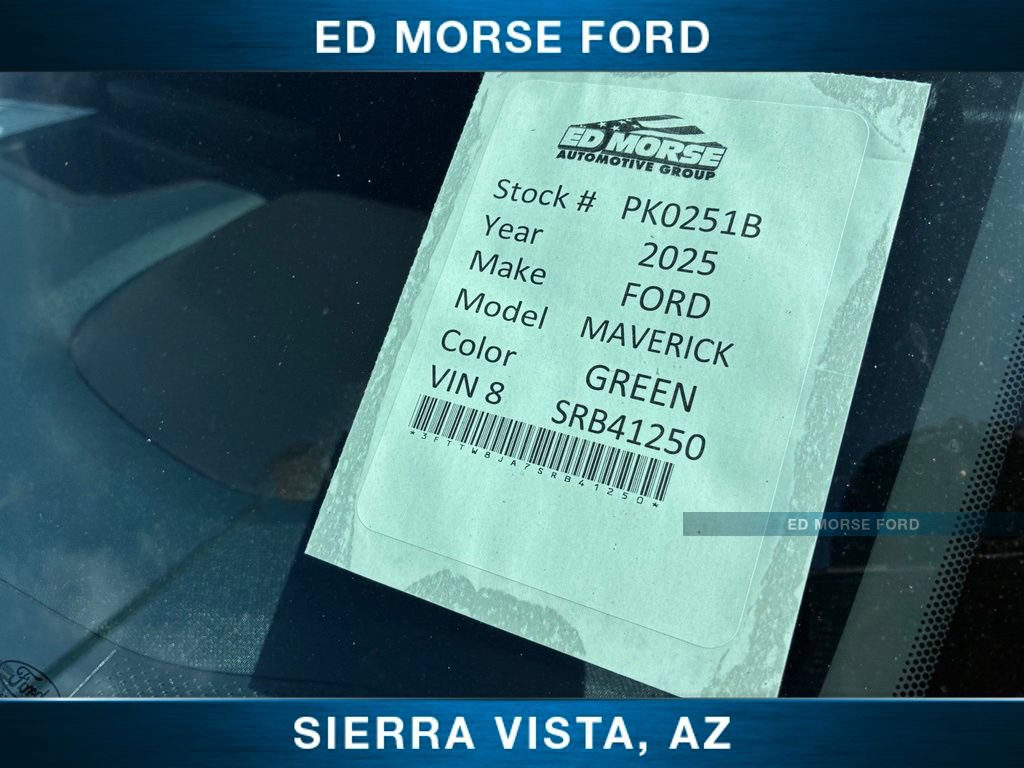 Certified 2025 Ford Maverick XLT w/ Equipment Group 302A AWD/4WD image 2