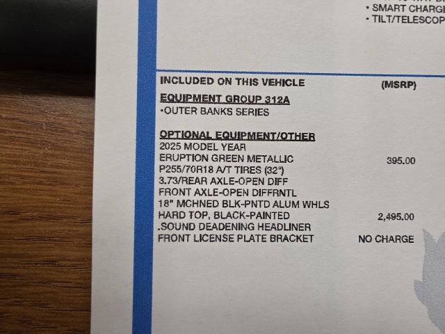 Certified 2025 Ford Bronco Outer Banks AWD/4WD image 30