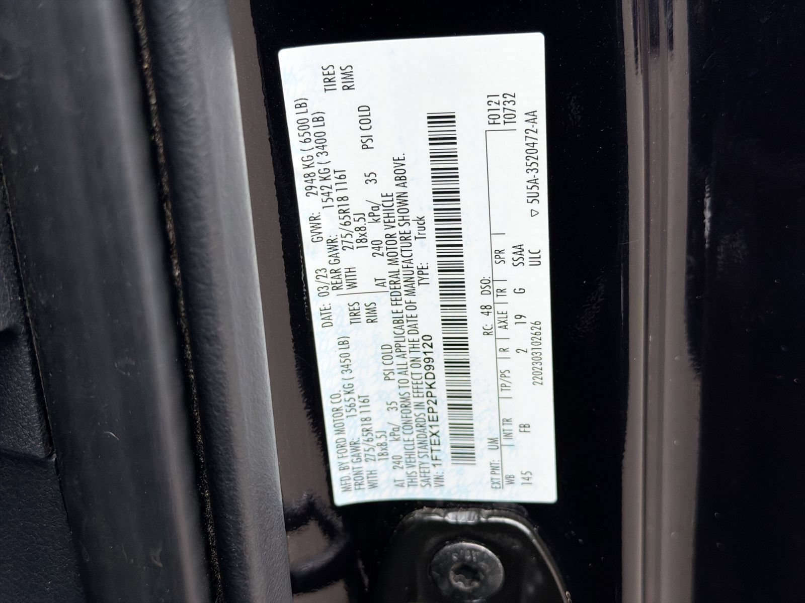 Certified 2023 Ford F150 XLT w/ Equipment Group 302A High AWD/4WD image 37