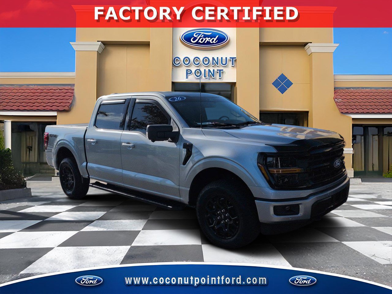 Certified 2026 Ford F150 XLT w/ Equipment Group 302A MID