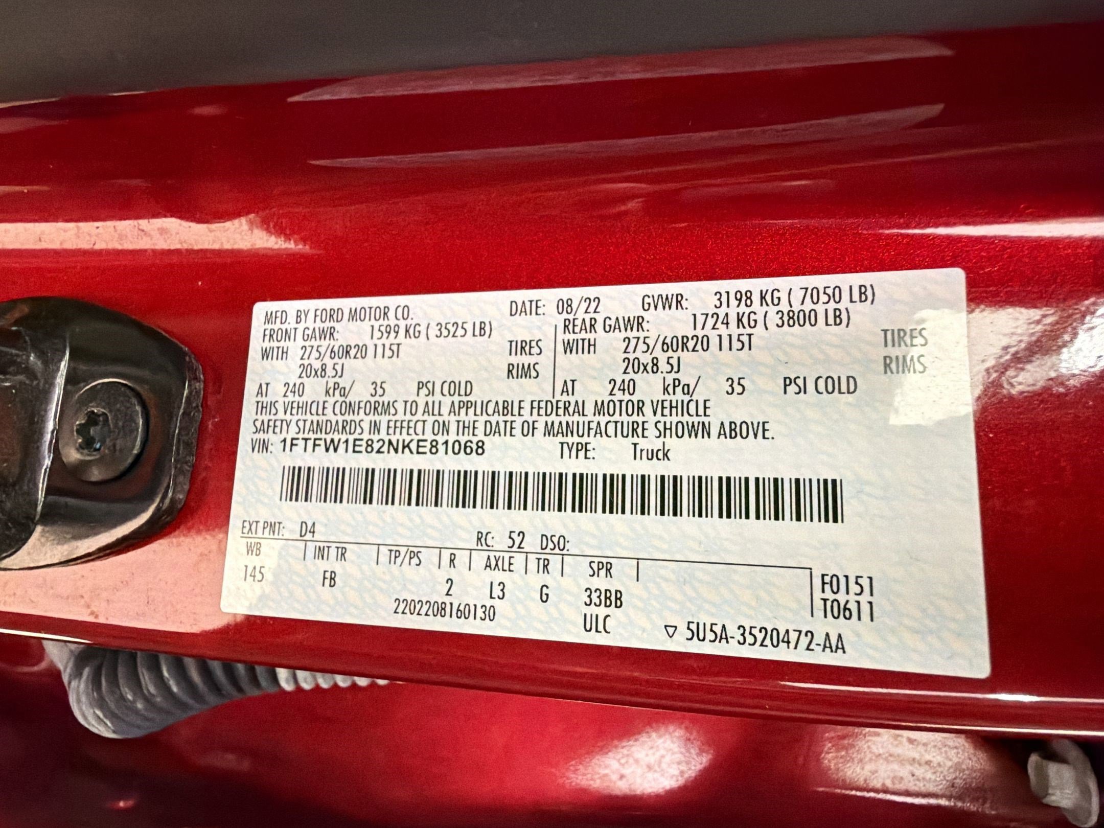 Certified 2022 Ford F150 XLT w/ Equipment Group 302A High image 18