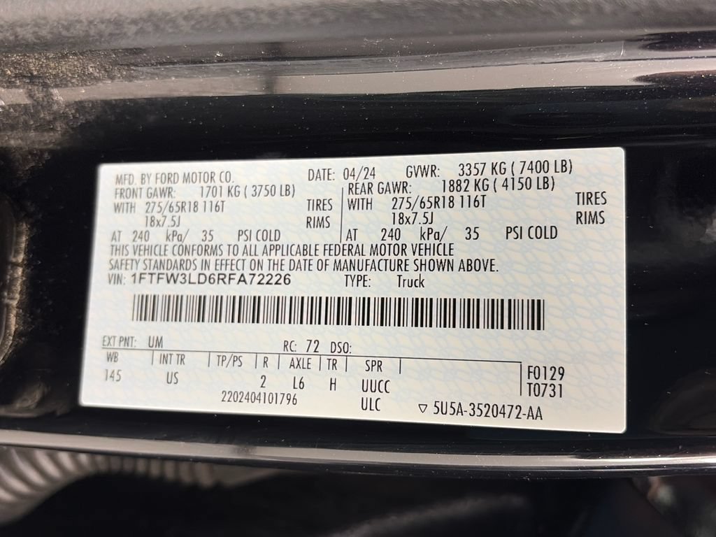 Certified 2024 Ford F150 XLT w/ Mobile Office Package AWD/4WD image 9