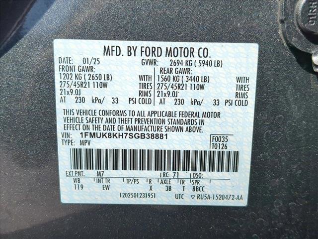 Certified 2025 Ford Explorer ST-Line w/ ST-Line Street Pack image 23