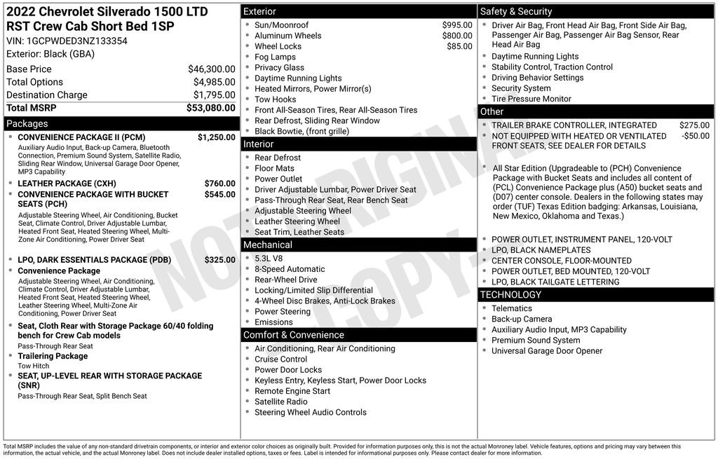 Used 2022 Chevrolet Silverado 1500 RST w/ Convenience Package II image 7