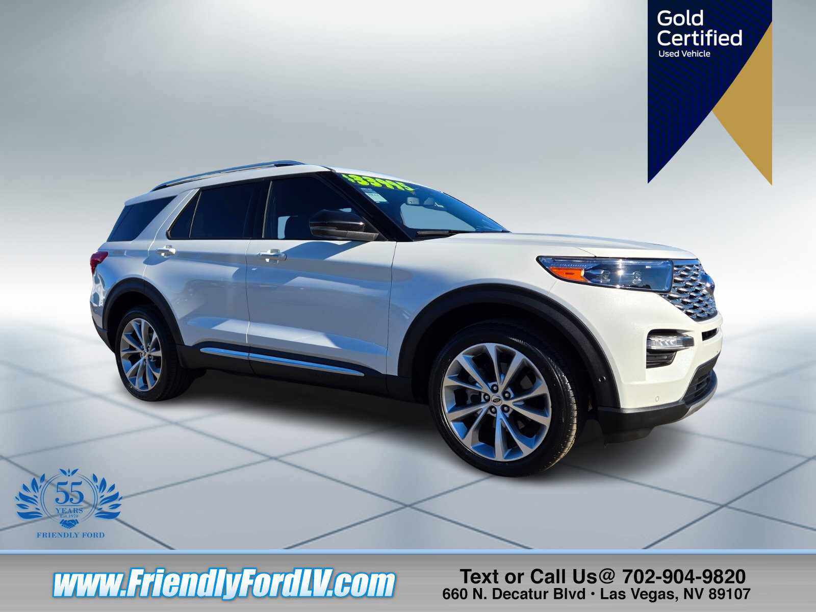 Certified 2021 Ford Explorer Platinum w/ Equipment Group 601A