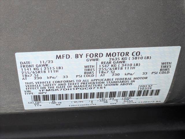 Certified 2023 Ford Explorer XLT image 23