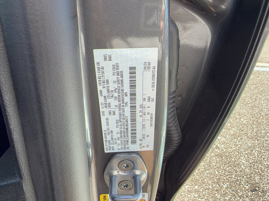Certified 2021 Ford Escape SEL w/ Technology Package FWD image 33