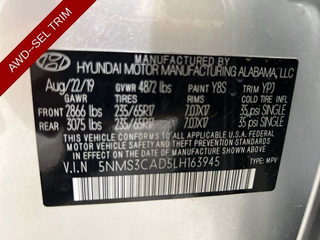 Used 2020 Hyundai Santa Fe SEL image 28