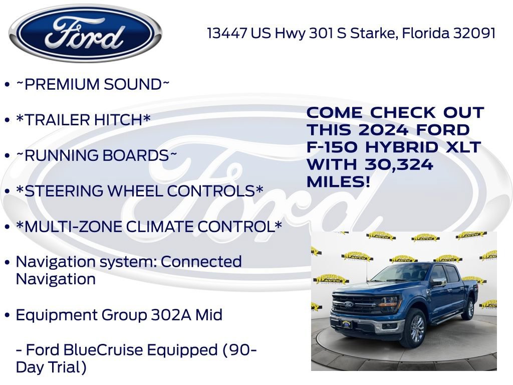 Certified 2024 Ford F150 XLT w/ Equipment Group 302A MID AWD/4WD image 15