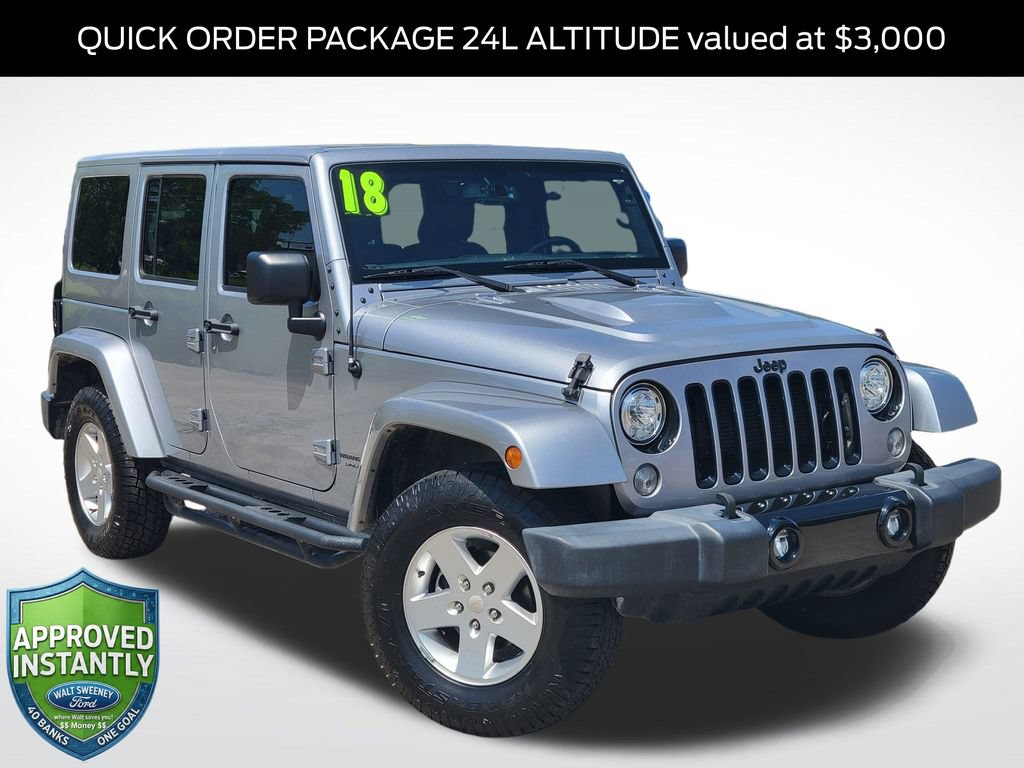 Used 2018 Jeep Wrangler Unlimited Sahara AWD/4WD image 1