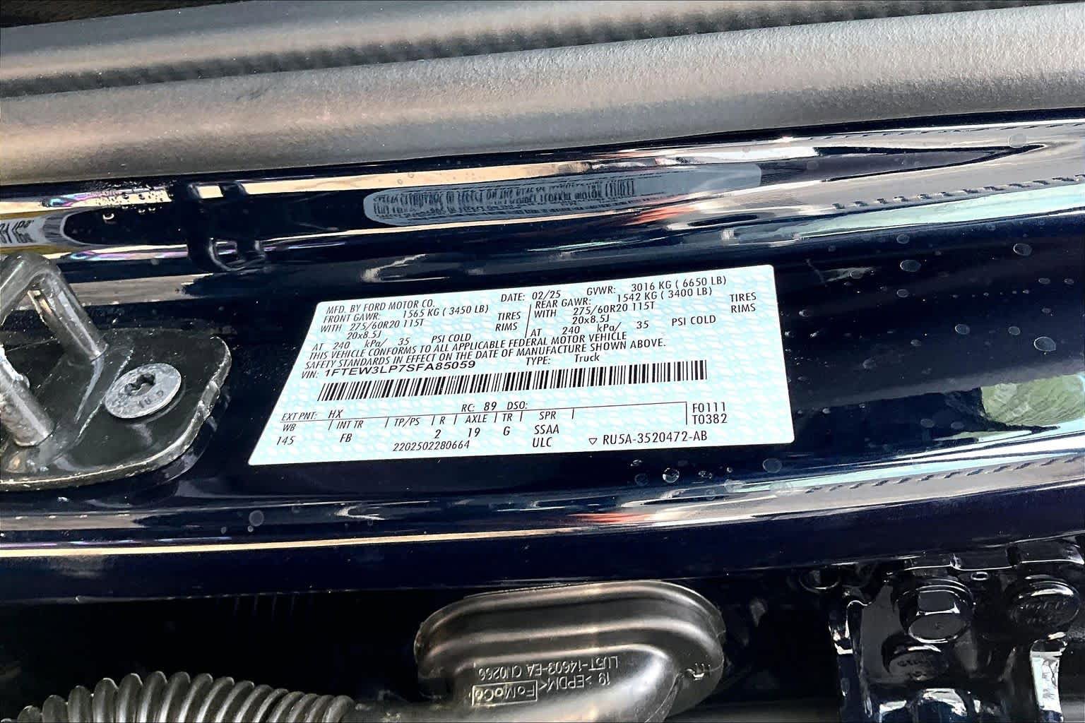 Certified 2025 Ford F150 XLT w/ Equipment Group 302A MID AWD/4WD image 39