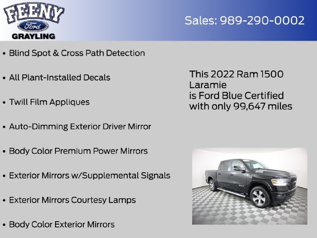 Used 2022 RAM 1500 Laramie w/ Sport Appearance Package AWD/4WD image 28