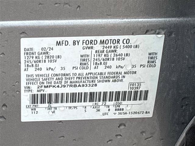 Certified 2024 Ford Edge SEL AWD/4WD image 33