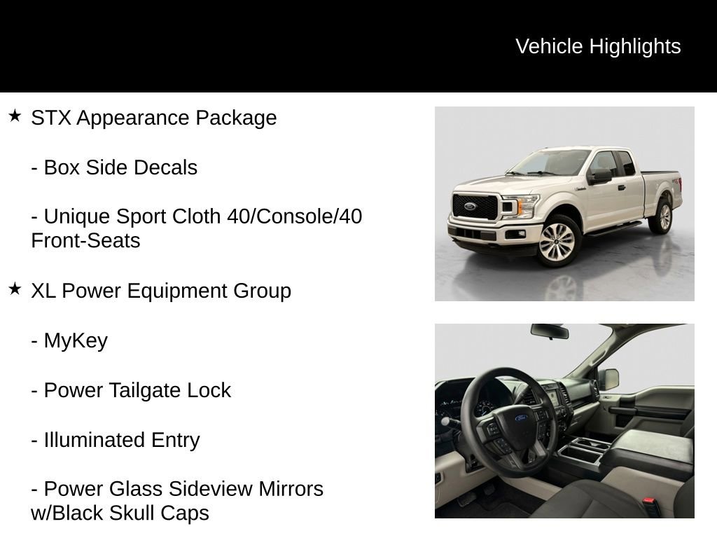 Certified 2018 Ford F150 XL w/ Equipment Group 101A Mid AWD/4WD image 16
