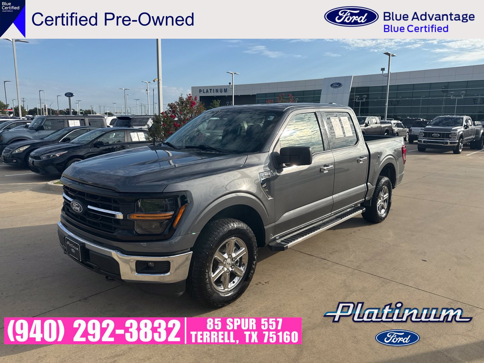 Certified 2025 Ford F150 XLT w/ Equipment Group 301A Standard
