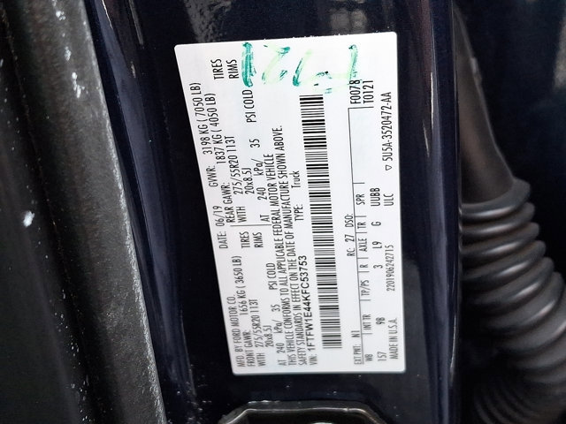 Certified 2019 Ford F150 Platinum w/ Equipment Group 701A Luxury image 28