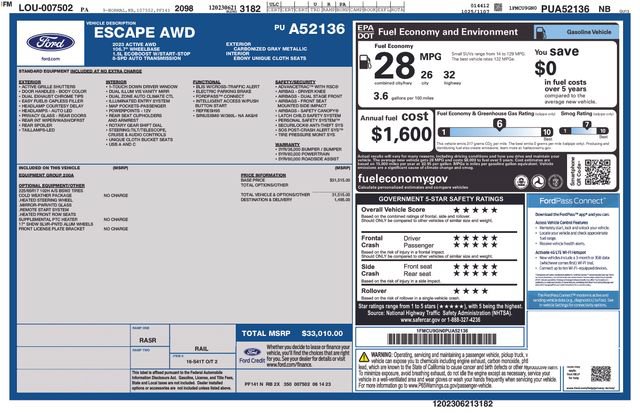 Certified 2023 Ford Escape Active AWD/4WD image 3