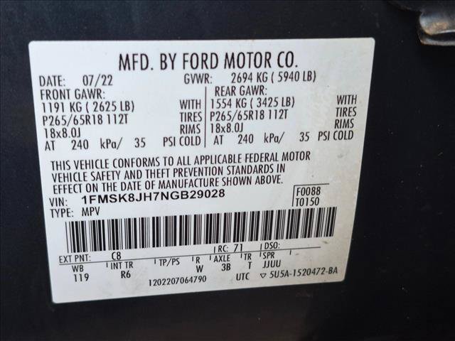 Certified 2022 Ford Explorer Timberline AWD/4WD image 27