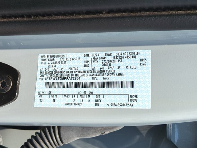 Certified 2023 Ford F150 XLT w/ Equipment Group 302A High AWD/4WD image 37