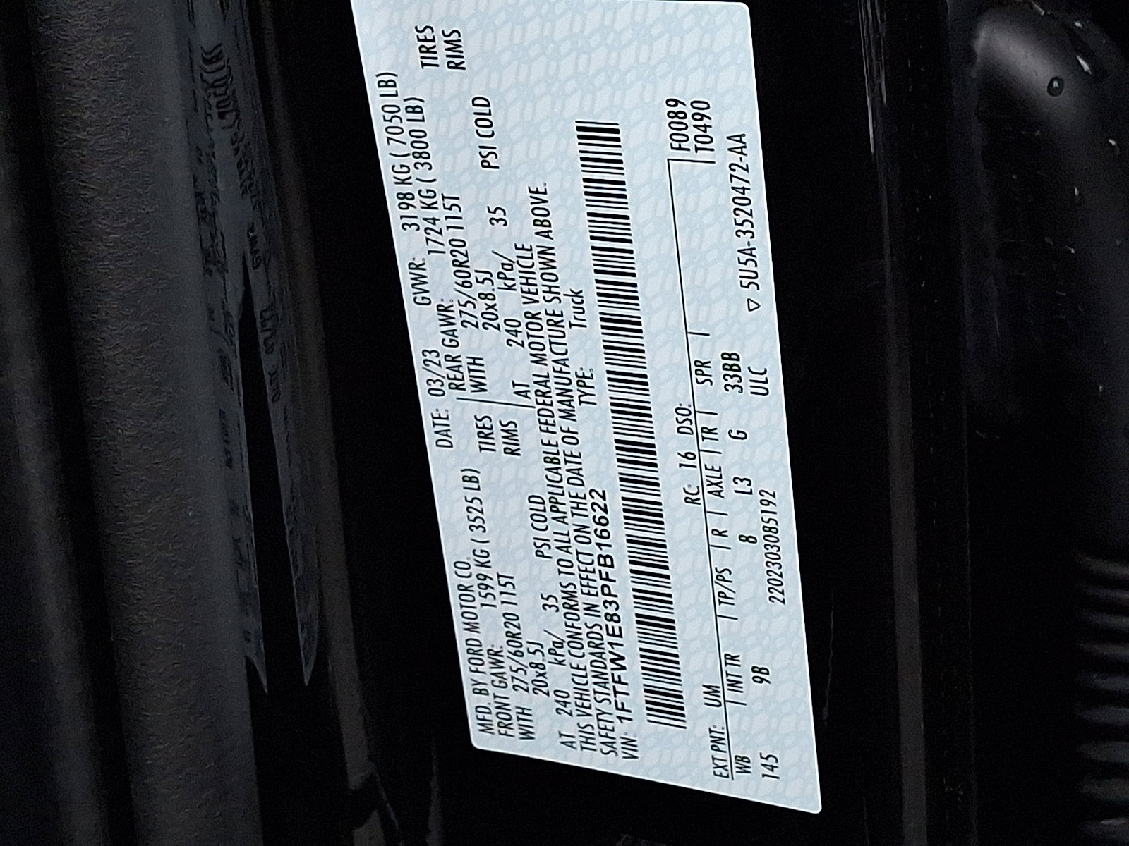 Certified 2023 Ford F150 Platinum w/ Equipment Group 701A High image 31