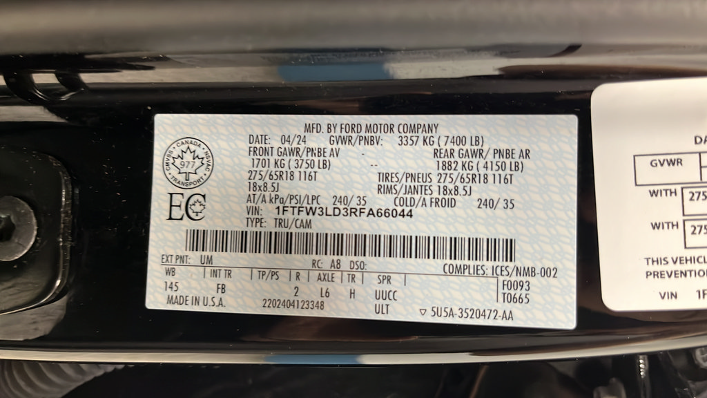 Certified 2024 Ford F150 XLT w/ Equipment Group 302A MID AWD/4WD image 24