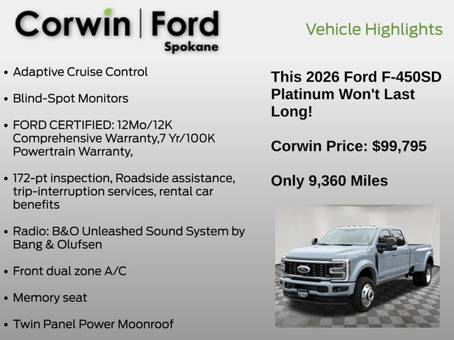 Certified 2026 Ford F450 Platinum AWD/4WD image 7