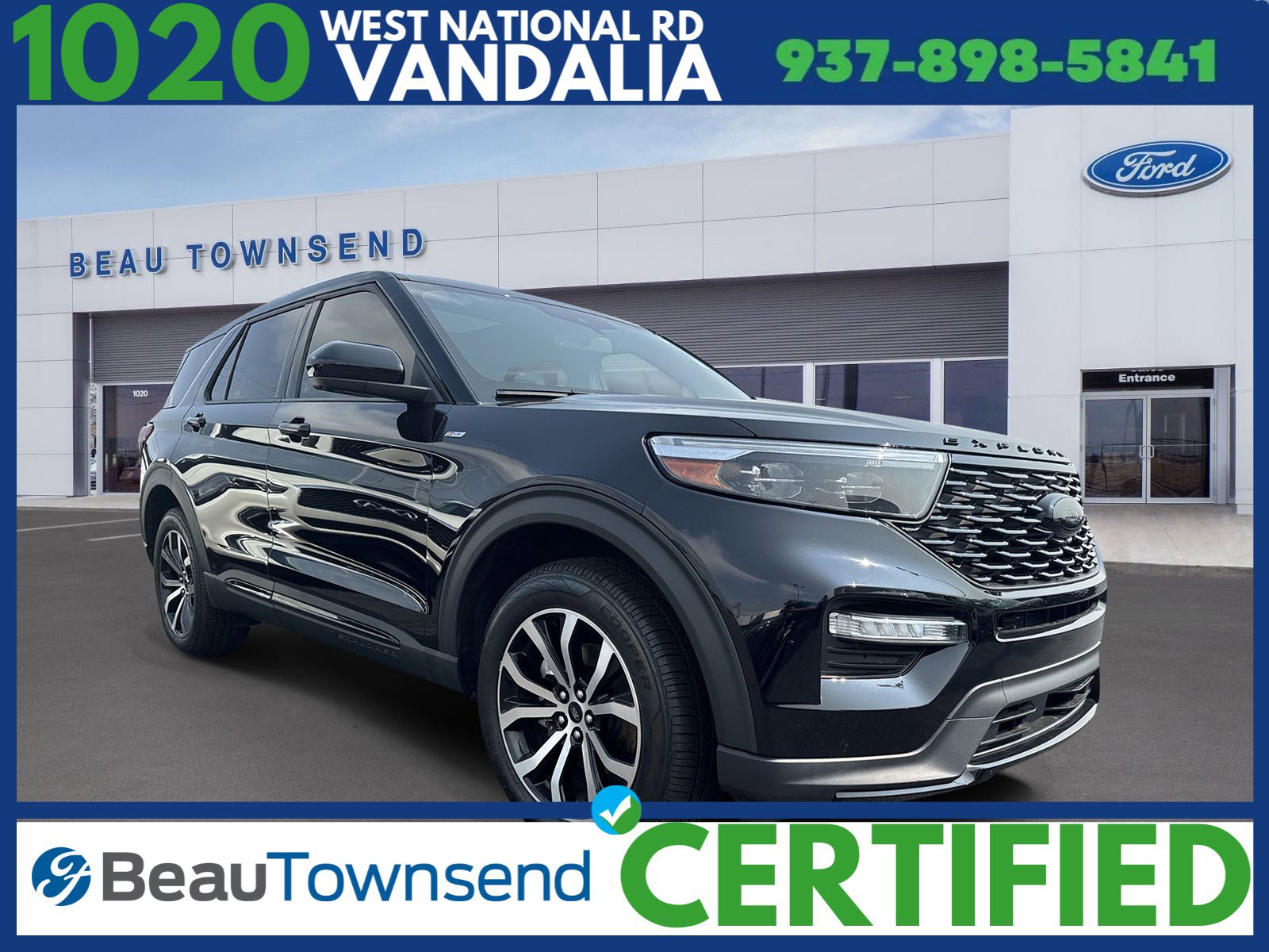 Certified 2022 Ford Explorer ST-Line w/ Class IV Trailer Tow Package