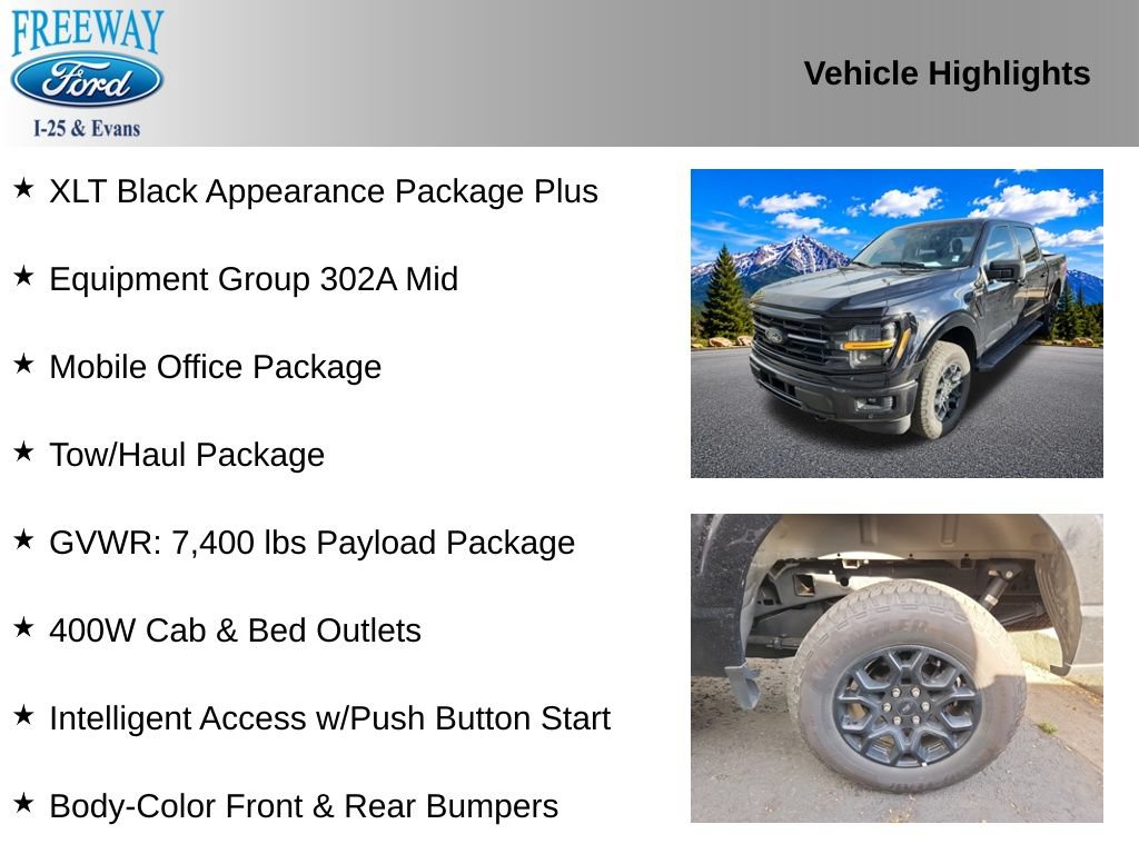 Certified 2024 Ford F150 XLT w/ Equipment Group 302A MID AWD/4WD image 4