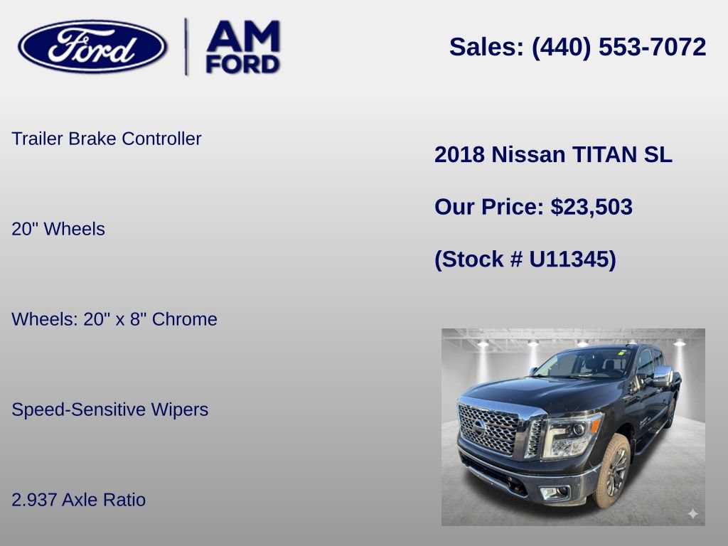 Used 2018 Nissan Titan SL w/ Texas Titan Edition AWD/4WD image 30