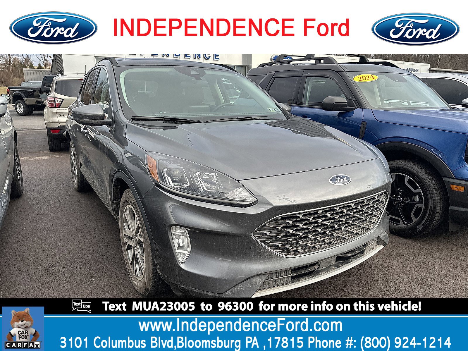 Certified 2021 Ford Escape SEL w/ Technology Package