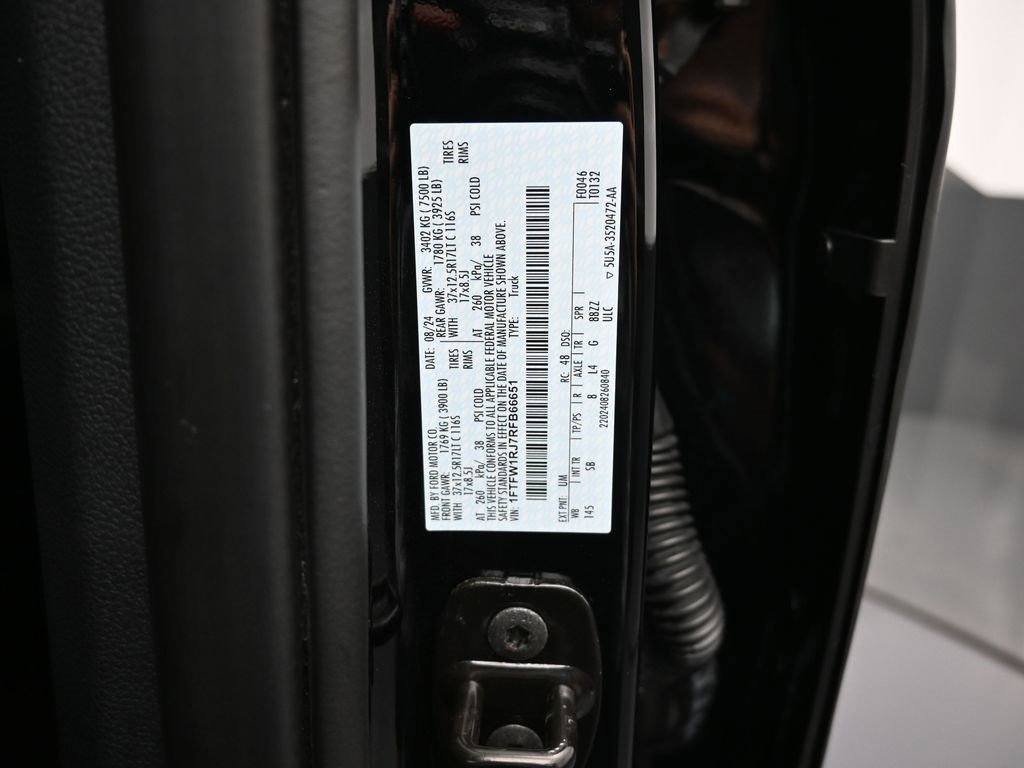 Certified 2024 Ford F150 Raptor w/ Equipment Group 803A Raptor R image 19